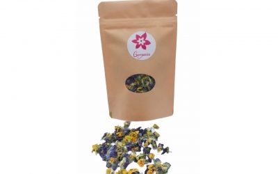 flores-comestibles-georganica-Flores de pensamiento deshidratado