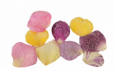 flores-comestibles-georganica-Pétalos de rosa dulce